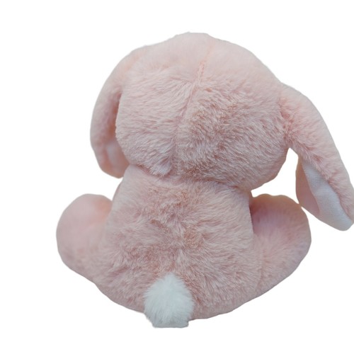 Kellytoy Pink Bunny Rabbit Plush stuffed 9" pink polkadot bow ribbon Easter - Picture 3 of 6