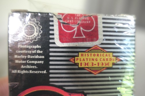 NEW 1997 Harley Historical 1903-1950 Motorcycles Deck of Playing Cards in Box - Picture 3 of 10