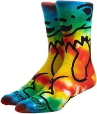 Grateful Dead Band Tie-Dye Crew Socks