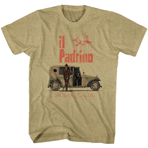 The Godfather Movie Il Padrino Sicilia Icalia Don Corleone Men's T Shirt - Picture 1 of 5