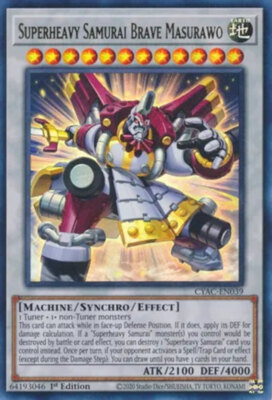 Yugioh! Superheavy Samurai Brave Masurawo - CYAC-EN039 - Ultra