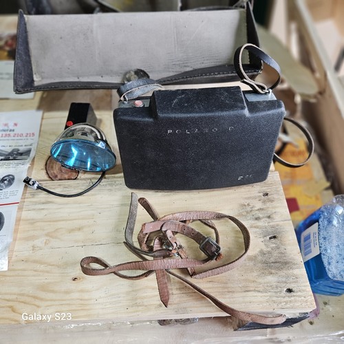Vintage Polaroid Camera Automatic 240 Land Camera UNTESTED W/flash And Paperwork - Picture 9 of 14