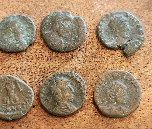 Lotto 12 Monete Romane - Non Identificate Leggi Descrizione - Foto 4 di 11