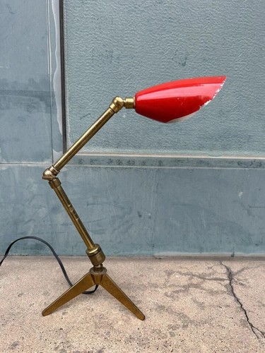 1950s Stilnovo Style mid-Century Modern Italian Table Lamp Tripod