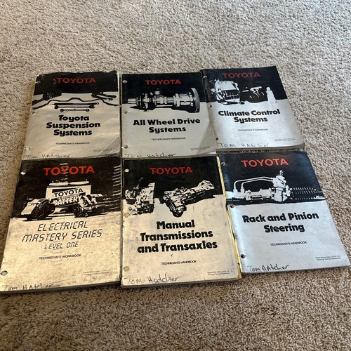 Technician's Handbook TOYOTA MANUAL set of 6
