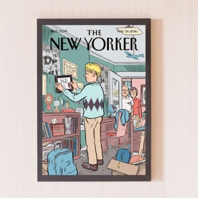 Poster Print NewYorker May 24 2010 Issue DanielClowes Boomerang Generation NY250