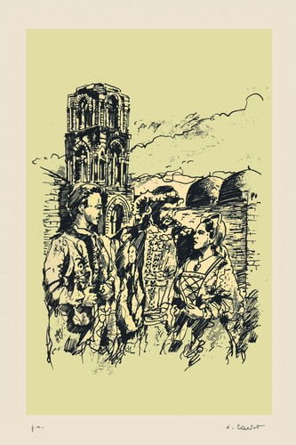IL VESPRO SICILIANO, Emanuele Scalici, con 6 serigrafie firmate di Andrea Carisi - Foto 7 di 12