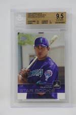 2003 Upper Deck Prospect Premiere #16 Carlos Quentin Rookie 🔥 Beckett 9.5 