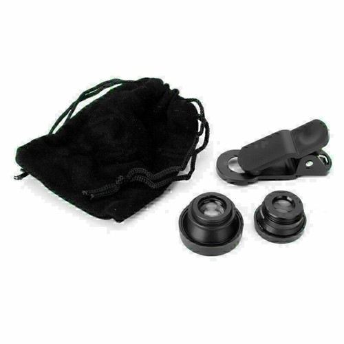 3 in 1 180° Fish Eye Wide Angle Macro Camera Clip-on Lens for Cell Mobile Phone - Zdjęcie 13 z 20
