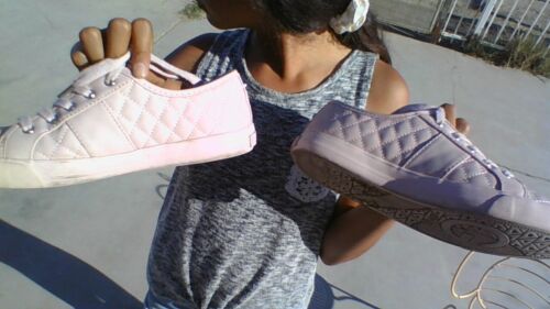 NUOVE scarpe sneakers G by Guess rosa blush Goodie2 stringate pelle trapuntate taglia 8 - Foto 19 di 19