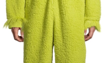 Kid The Grinch One Piece Pajamas Size 4-16 Union Suit Boy Girl Christmas Costume - Foto 9