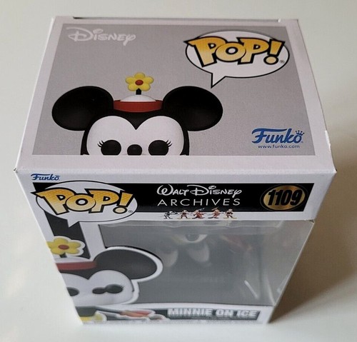Funko POP N°1109 - Minnie On Ice - Walt Disney Archives - Imagen 2 de 8