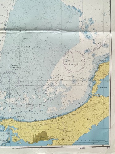 Almirantazgo 867 CANALES NORTE Y SUR A GRAN SONIDO BERMUDA Mapa Gráfico Marítimo - Imagen 9 de 10