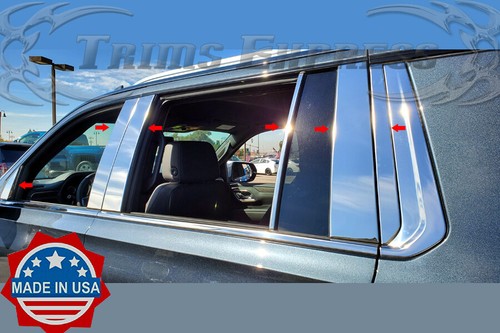 GMC Yukon Chrome Pillar Post Trim, 2021, 2022, 2023 GMC Yukon Chrome Pillar Post Trim, 2021, 2022, 2023