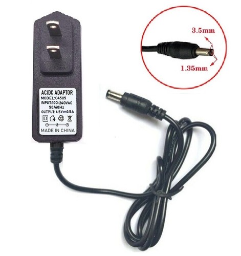 4.5V 0.5A AC/DC Adapter Power Supply for Home Electronics with 3.5x1.35mm Plug - Picture 9 of 9