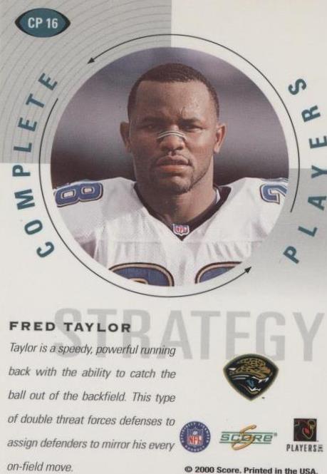 2000 Score Fred Taylor #CP 16