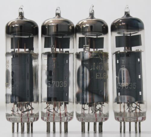 EL84 TUNGSRAM RING GETTER TESTED ON AMPLITREX AT 1000 4 PCS - Picture 6 of 11