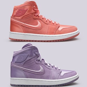 pink satin jordan 1
