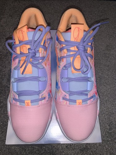 Nike PG 6 Painted Swoosh Paul George DO9824-100 ROSA BLU ARANCIONE BIANCO CIELO - Foto 4 di 7