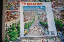 LA RAMBLA BARCELONA BY JOHN LODI 1000 PIECE JIGSAW PUZZLE KING COMIC COLLECTION