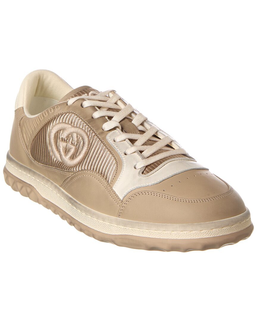 Мужские кроссовки Gucci Mac80 из холста и кожи