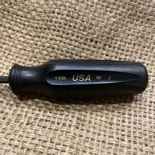 Nice CRAFTSMAN INDUSTRIAL 41896 USA WF H 3/16" Blade Slotted Screwdriver USA - Picture 4 of 11