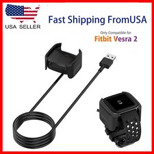 For Fitbit Versa 2 Smart Watch USB Charging Cable Power Charger cable