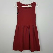 Ganni red dress size S anthropologie