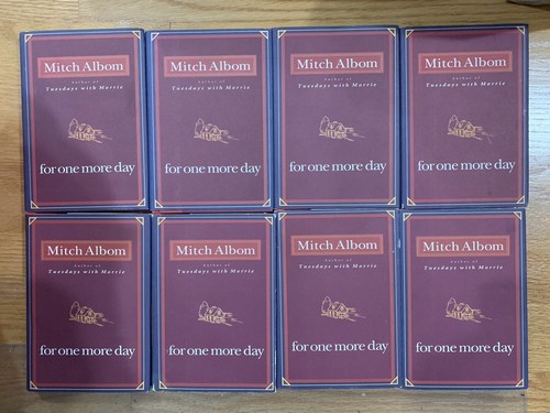 Lot of  8 'FOR ONE MORE DAY' ~ By Mitch Albom ~ Guided Reading Class Set ~ HCDJ - Picture 1 of 3
