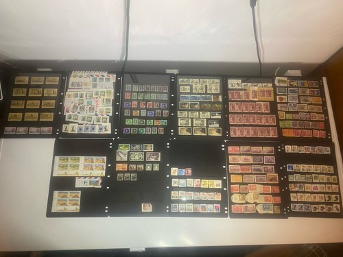 722 WORLDWIDE/U.S. STAMP COLLECTION LOT! SOME MNHOG ITALY,PHILLIPINES,ISRAEL,IND - Picture 2 of 24