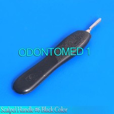 12 Scalpel Handle #10 with Black Color Surgical Instruments