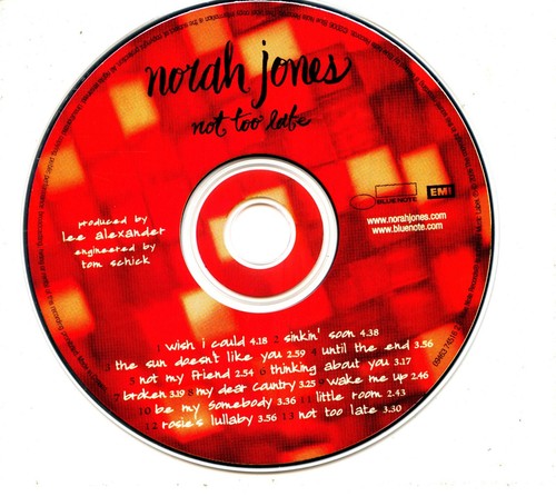Norah Jones - Not Too Late - Picture 3 of 3