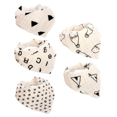 Dog Bandanas Soft Adjustable Triangle-Bibs Kerchief Scarfs Photo Props Neckwear