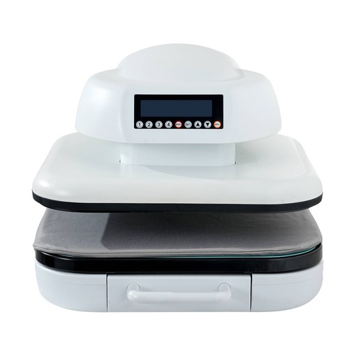 Auto Heat Press Machine - T-shirt Transfer, 38x38cm, 110V US Plug