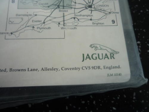 JAGUAR MAPS JLM 10140 WALES AND WEST MIDLANDS - Picture 3 of 4