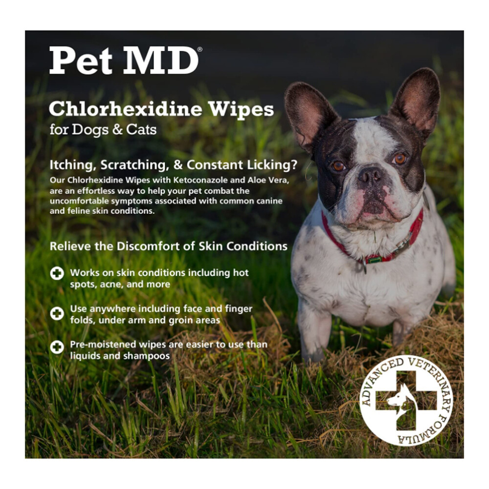 Petmd chlorhexidine wipes 2025