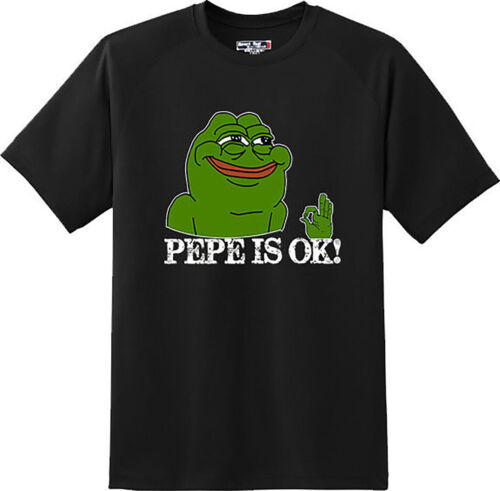 Funny Pepe the frog is OK Meme Trump MAGA Republican T Shirt New Graphic Tee | eBay Funny Pepe the frog is OK Meme Trump MAGA Republican T Shirt New Graphic Tee | eBay