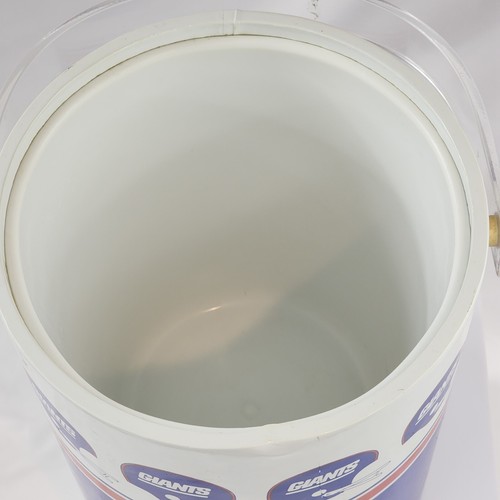 Vtg Shelton-Ware New York Giants NFL Ice Bucket With Handle & Lid 80s Tailgate - Picture 10 of 11
