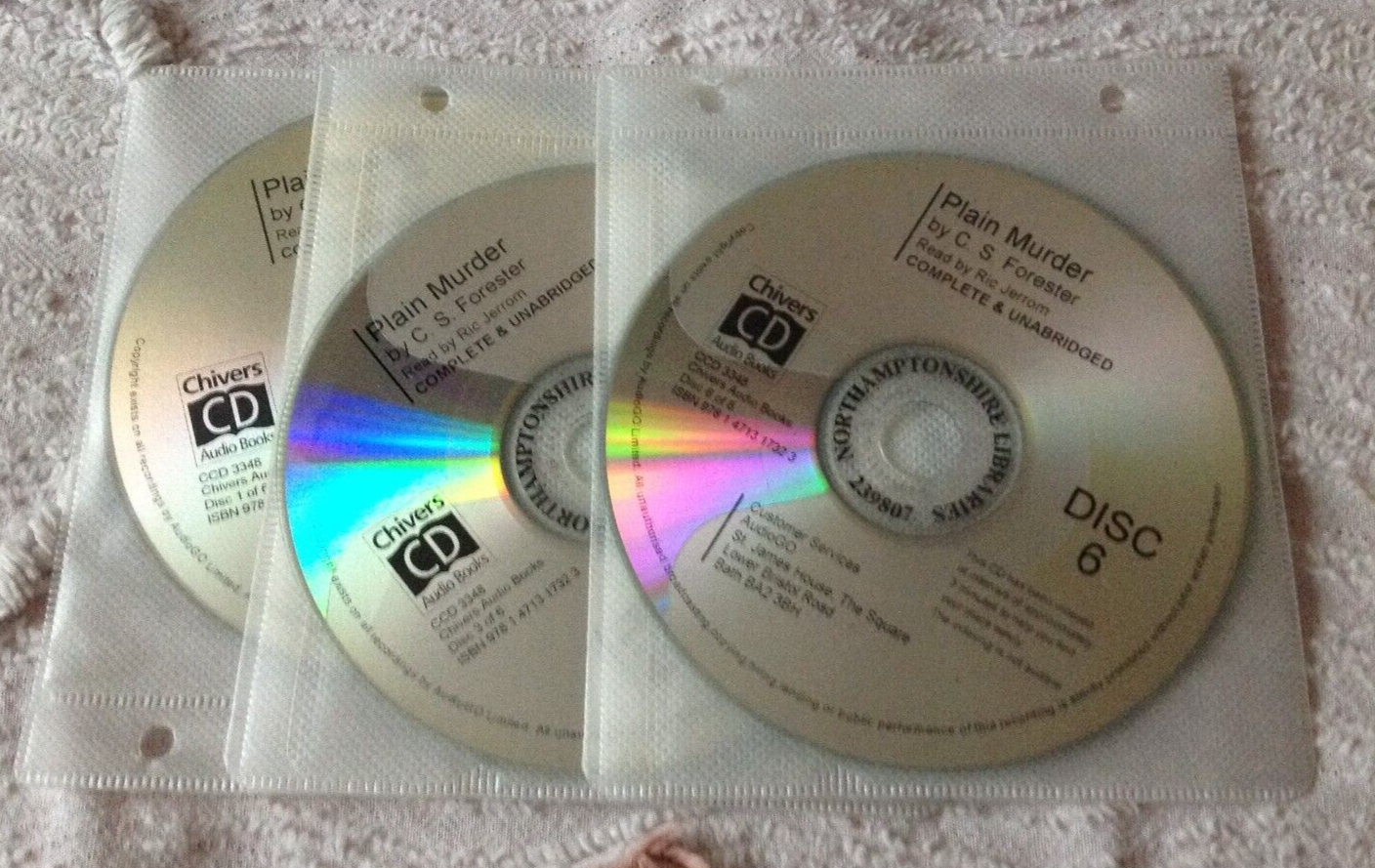 Plain Murder - C.S. Forester – Unabridged Audiobook - 6CD's only - Chivers