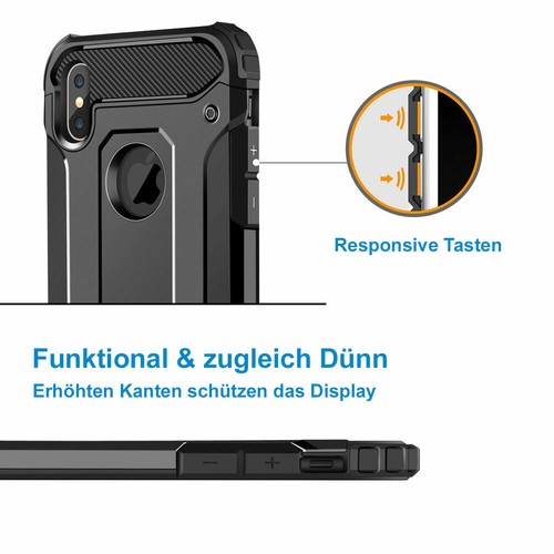 Outdoor Case für Apple iPhone XR Hülle Handyhülle Bumper Schutzhülle Schale - Bild 12 von 24