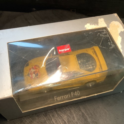 Herpa 1:43 Ferrari F40 Merry Christmas 1998 gelb OVP KF - Bild 2 von 12
