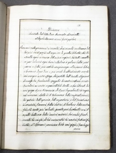 Risorgimento Napoleonica Giudaica. Raccolta manoscritta di documenti patriottici - Foto 6 di 9