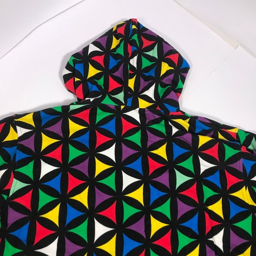 Joyrich X Giza Multi Geometric Spring 2012 Medium Zip Jacket Hoodie [DL01] - Picture 10 of 11