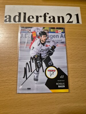 DEL 23-24 2023-2024 SIGNIERT Nicholas Nick Bailen Kölner Haie KEC