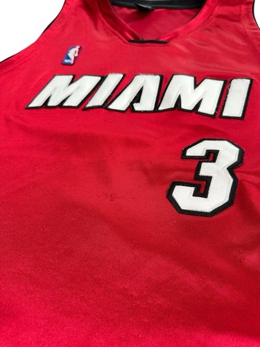 Vintage 90s Nike Miami Heat Dwyane Wade NBA Basketball Jersey Size 56 3XL Rare - Picture 9 of 12