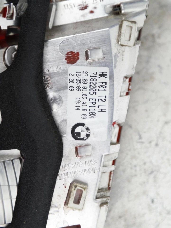 BMW SERIE 7 740LI 750LI 760LI 2009-2012 LUZ TRASERA INTERIOR IZQUIERDA OEM Foto 4 de 4