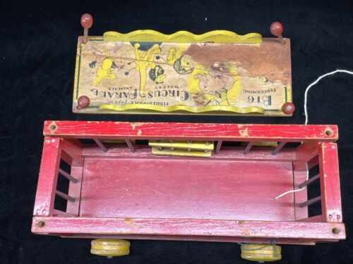 Seltener Fisher Price großer Zirkusparadewagen & Tiere #250 - 1932 wie abgebildet - Bild 14 von 16