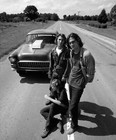 Dennis Wilson, James Taylor and Laurie Bird in Two -Lane Blacktop Photo Poster