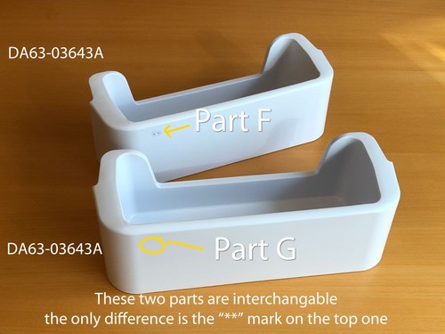 Samsung RSH1 parts (shelf, drawer) fits RSH1NBRS (and others) - Picture 17 of 17