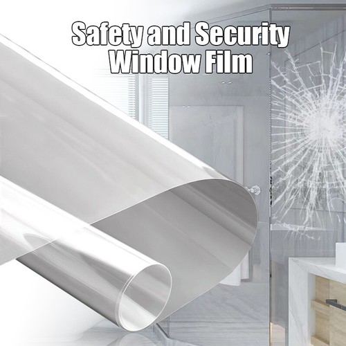 Safety & Security Window Film Anti Shatter Clear Glass Protection Bomb Blast UK - Picture 1 of 16